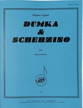 Dumka & Scherzino piano sheet music cover